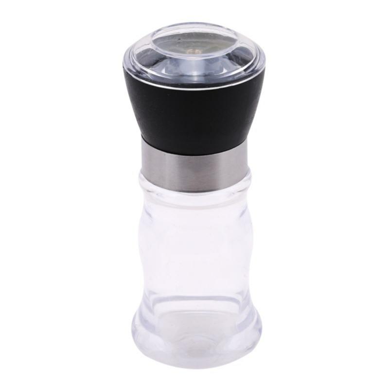 Manual Salt And Pepper Grinder Reusable High Quality Food Herb Spice Mills Jar Containers Glass Gadgets Household Kitchen Tools