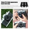 7artisans 10mm Field of Manual for Mirrorless Compact and Multiple Color Click Ideal for and Street Photography f3.5 APS-C Wide-Angle Lens, 108° View,