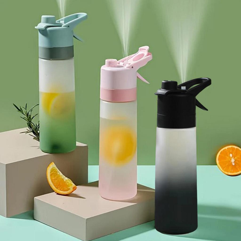 Gradual Fog Surface Water Cup High Color Spray Sports Water Cup Men'S And Women'S Water Spray Plastic Cup Gift Cups Water Bottle