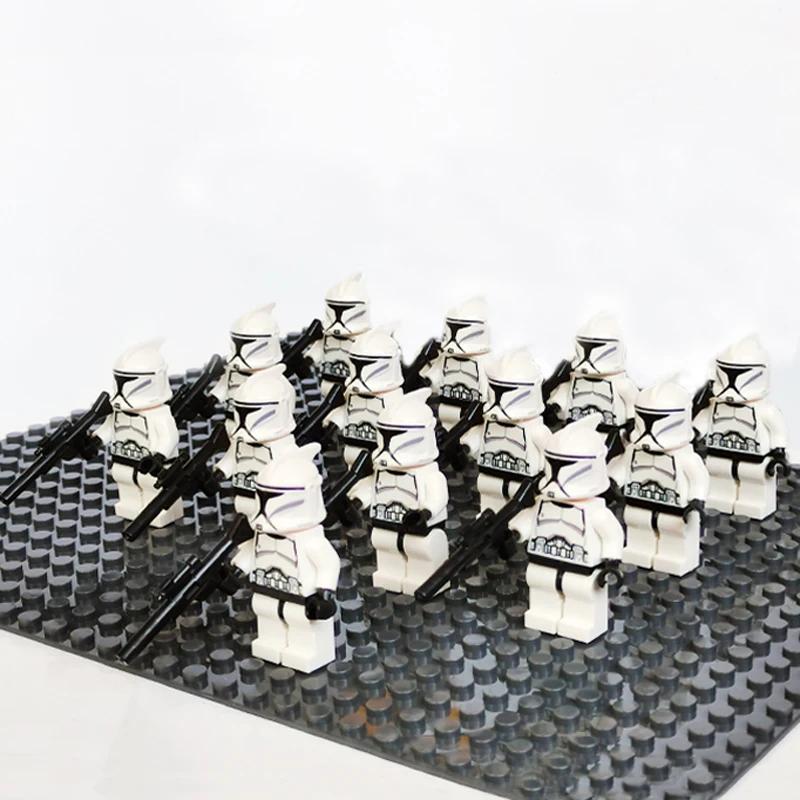 13Pcs Gondor Battle Spearman Body Gurad Infantry VS Roman Solider Eomer Rohan Warriorr Figures Blocks Set Toys for Kids