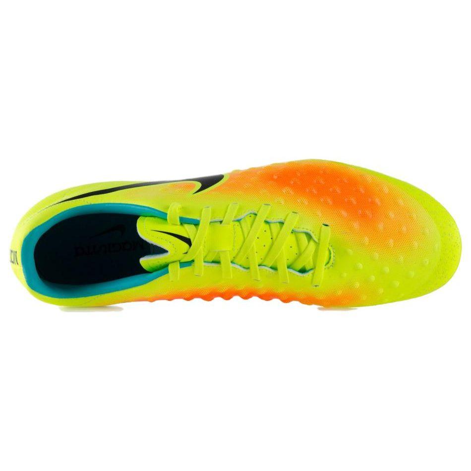 Nike Magista Onda 2 Kunstrasen Stoßdämpfung Rutschfest Fußballschuhe Herren Fußballschuhe Grün Orange 844419-708
