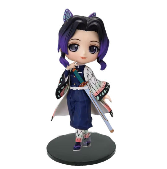 Anime 15Cm Demon Slayer Figure Nezuko Tanjirou Zenitsu Inosuke Kyoujurou Giyuu Kawaii Qposket Pvc Model Toys Children Gift