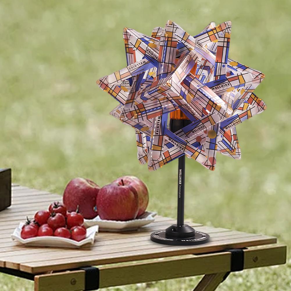 DIY Outdoor Star Camping Light Shade Waterproof Hollow Out Lampshade PP Board Parts for Camping Tent Lantern Accessories