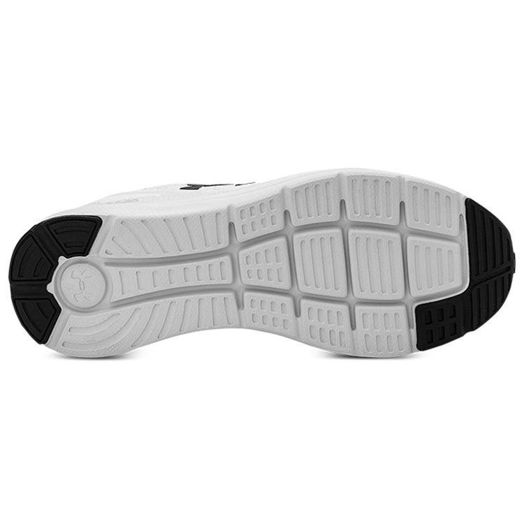 Under Armour Charged Low-Top Running Shoes Comfortable Women Sneaker White Gray 3024141-104