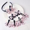 7pcs/set Children Accessories Hairband Hairpins Gum for Hair Baby Girls Lovely Bow Hair Clip
