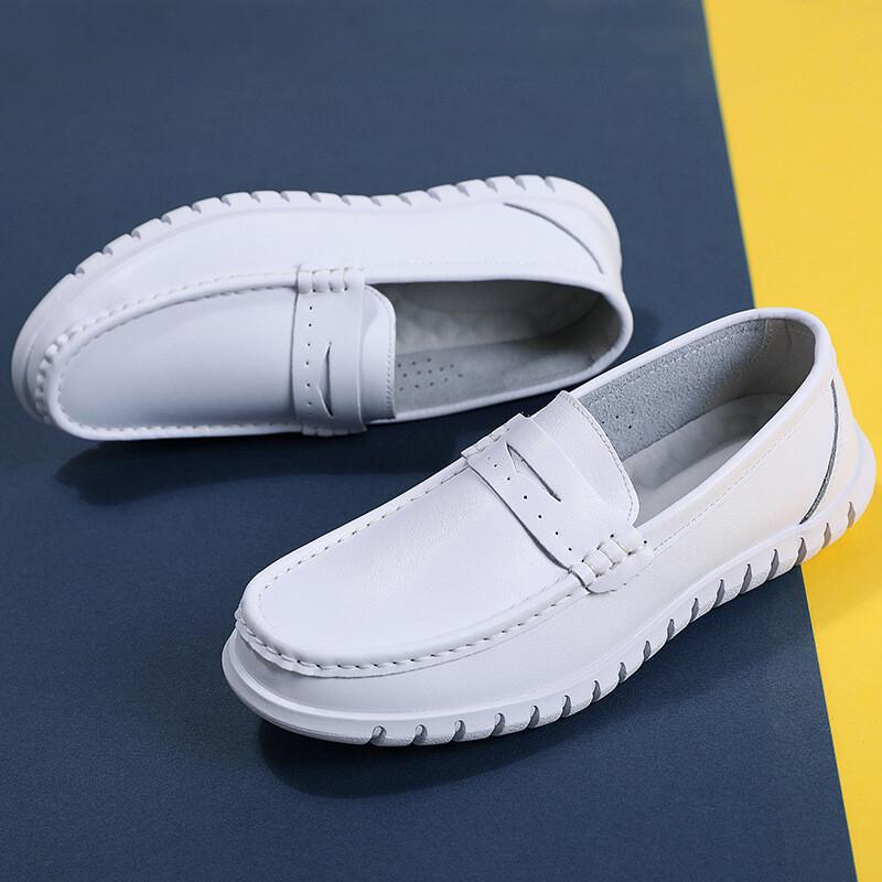 Sichen Binfen Men s Pure White Durable Nurse & Work Shoes 39