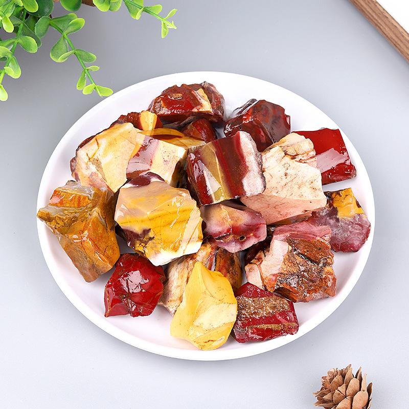 Natural crystal stone, raw stone, fragrance stone, aromatherapy stone, pink white yellow crystal raw material, home and office ornaments