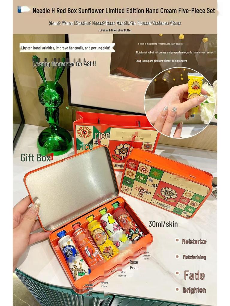 Oushuu Seoul Limited Handcreme Geschenkset: Hautpflege für Herbst-Winter, Urlaubssouvenir, Valentinstag.