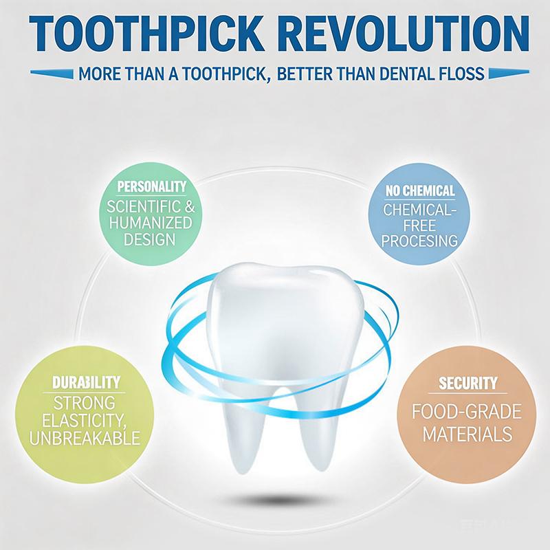 240Pcs/Box Portable Fish Bone Shape Disposable Plastic Toothpicks Teeth Cleaning Interdental Brush Oral Gum Teeth Cleaning Care
