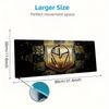 Vegas Golden Knights Mouse Pad, Large Gaming Desk Mat, Non-slip XXL Mousepad for Laptop & Tablet, Mini PC Playmat with Stitched Edges