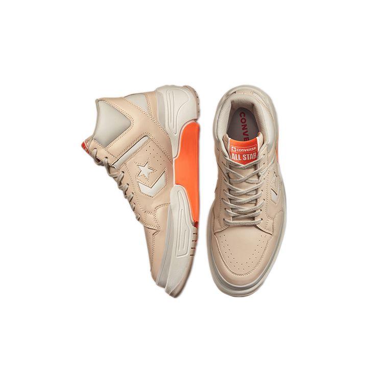 Converse Weapon CX Mid Egret Light Twine Unisex Sneakers White Wild-Mango 171605C