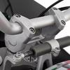 Motorcycle Accessories Handlebar Riser Handle Bar Cover Aluminum Silver For Ducati DesertX Desert X 2022 2023 2024