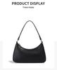 Nische 2025 Retro Damen Vielseitige Einfarbige Achseltasche mit Kette