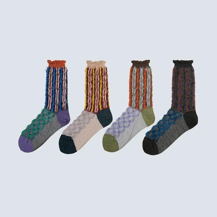 Bambi Dot Socks - Black [CQ-CT-24-1-N8M-005]