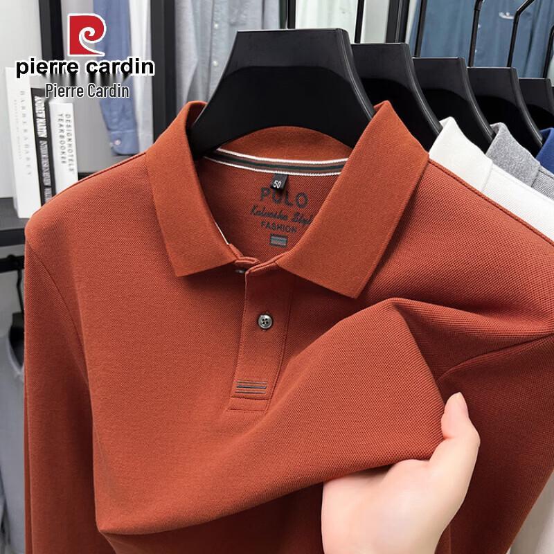 

Pierre Cardin Men s Long Sleeve Cotton Polo Shirt L