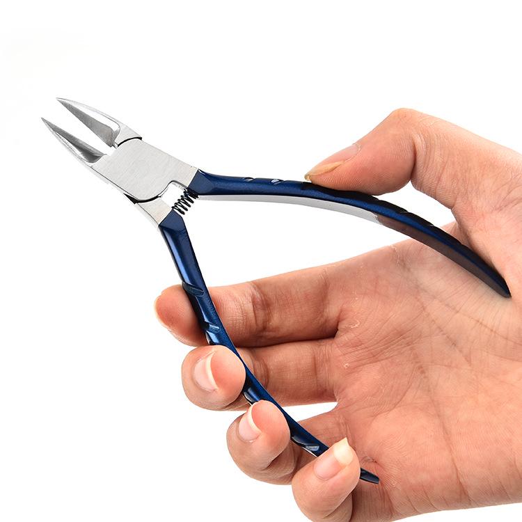 Stainless Steel Pointed Jaw Cuticle Pliers and Nail Clippers