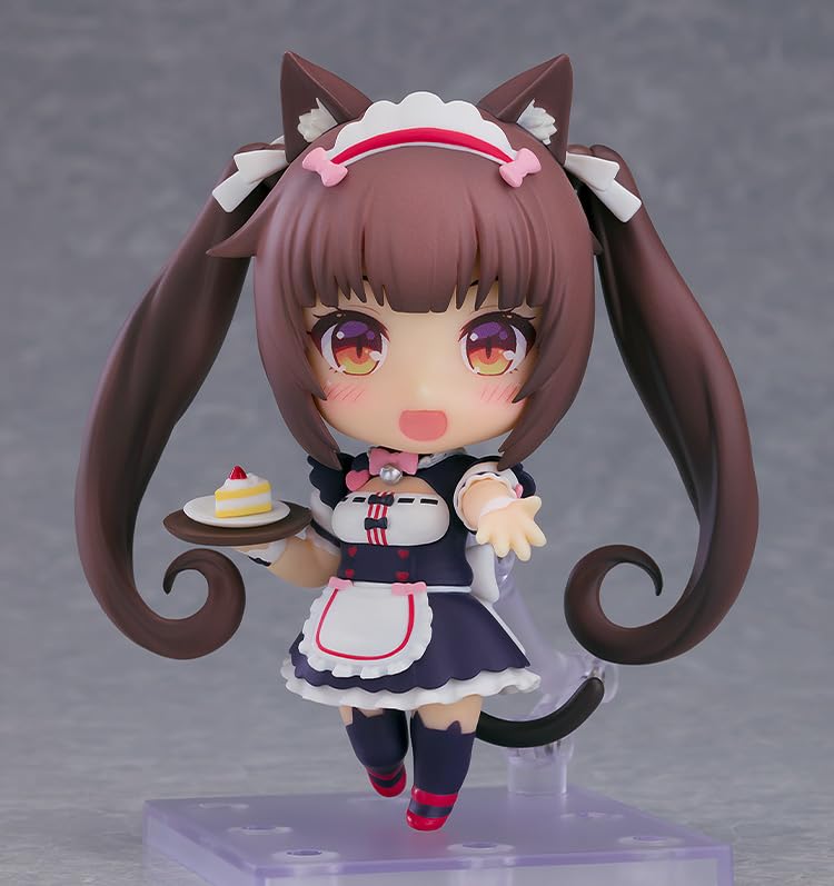 Good Smile Company Nekopara Sekai Connect Nendoroid Chocola Sekai Connect Plastic painted movable figure Includes dedicated base Approximately 100mm