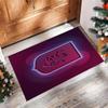 Tappeto in Velluto di Cristallo con Stampa Calcio Aston Villa, Comodo Assorbente d'Acqua Antiscivolo Tappeto per Pavimenti Interni