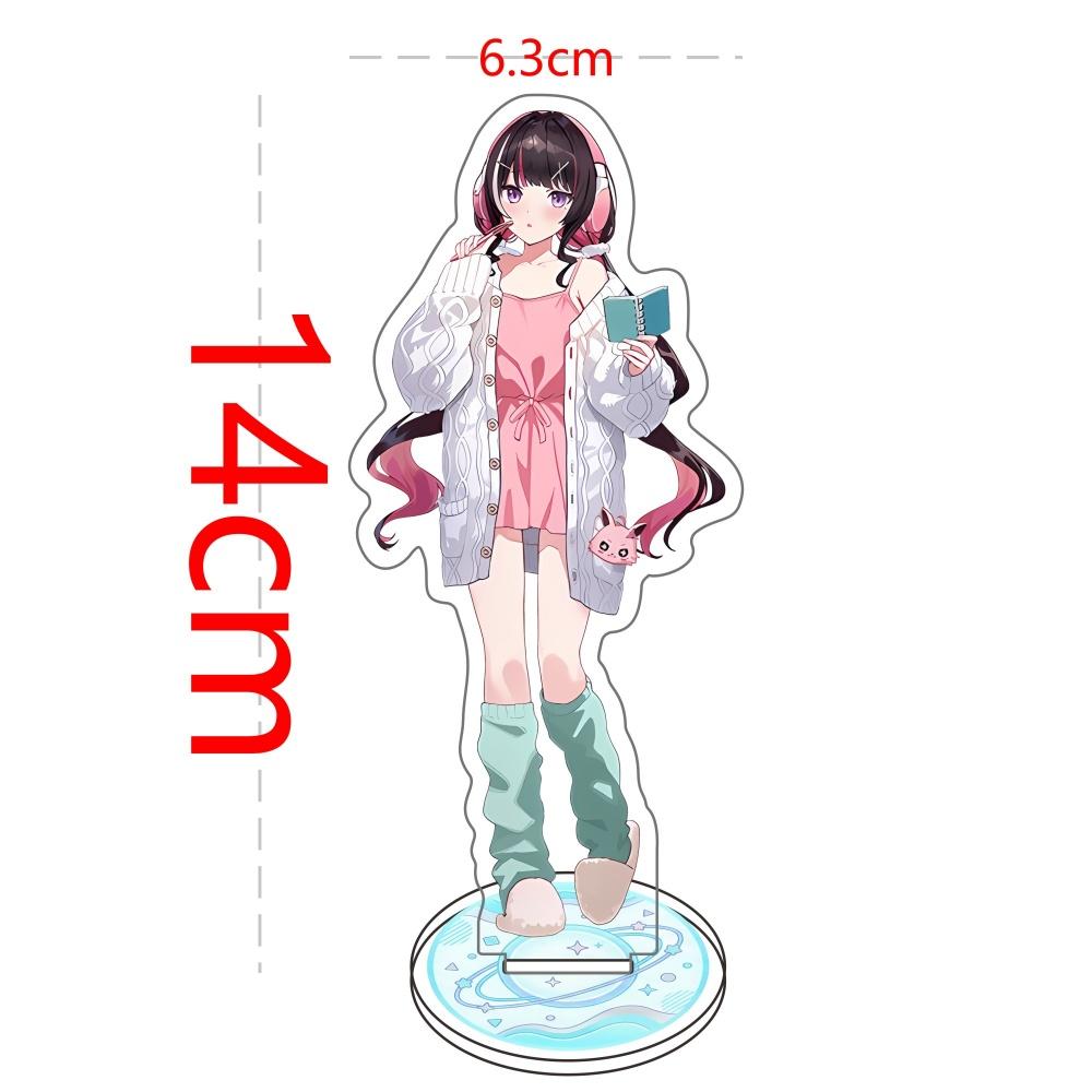 

15cm Hololive Production Characters Acrylic Stand Fubuki Mio Towa Figure key Cute Anime Desktop Decor Collection Gift for Fans 15 cm