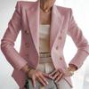 Women's Fashion Casual Long Sleeve Blazers - Spring Autumn Office Jacket Outerwear Coat Clothes
