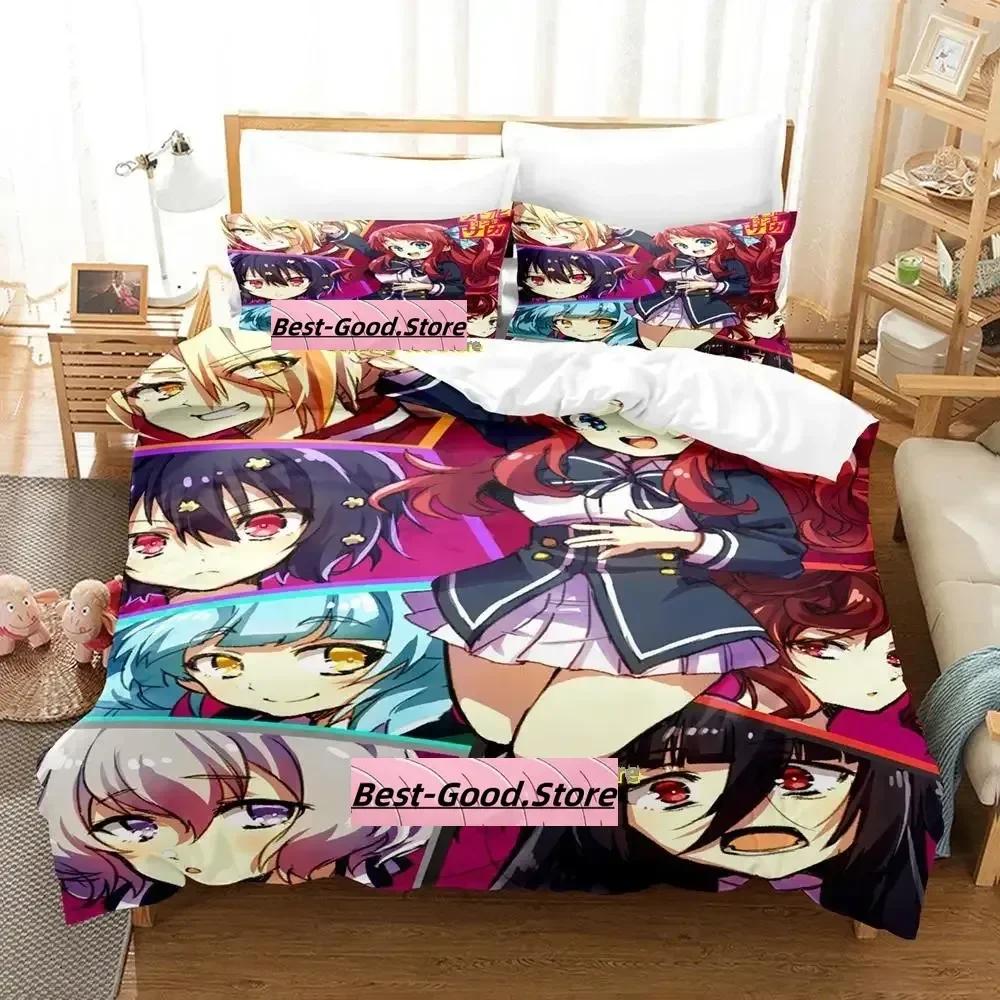 Zombie Lplus Saga Beding Set Single Twin Ful Quen King-Sized Dimensionsd Dimensions Bed Linen Set Adult People Kid Bedrom Duvetcover Sets Anime parure