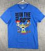Taille L - Disney Pixar Toy Story Fabriqué dans les années 90 Graphique de Personnage 100% Coton T-shirt Hauts pour Homme Bleu
