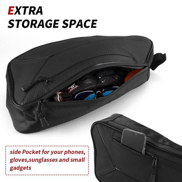 Black Oxford Cloth Motorcycle Side Bag for Arctic - 1 Pair