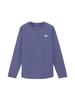 North Simple Logo Grounded Size L [The Face] Long-Sleeve Tee, Plum,
