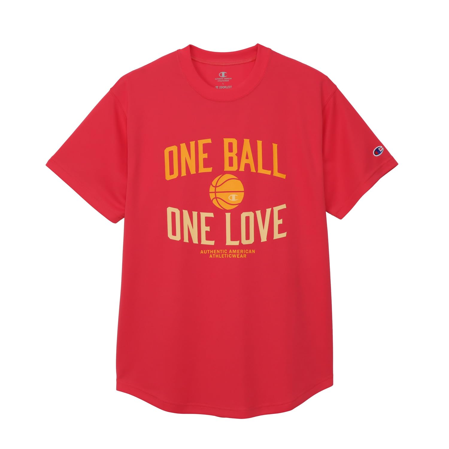 

Champion Short Sleeve Deep Rubber Crew Neck Women s T-Shirt, Pink, CW-BB322, 100% Polyester, Quick-Drying, Antibacterial, Breathable, Print,