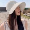 Chapeau de soleil à large bord couleur unie résistant aux UV séchage rapide léger respirant chapeau de pêcheur casquette de camping en plein air