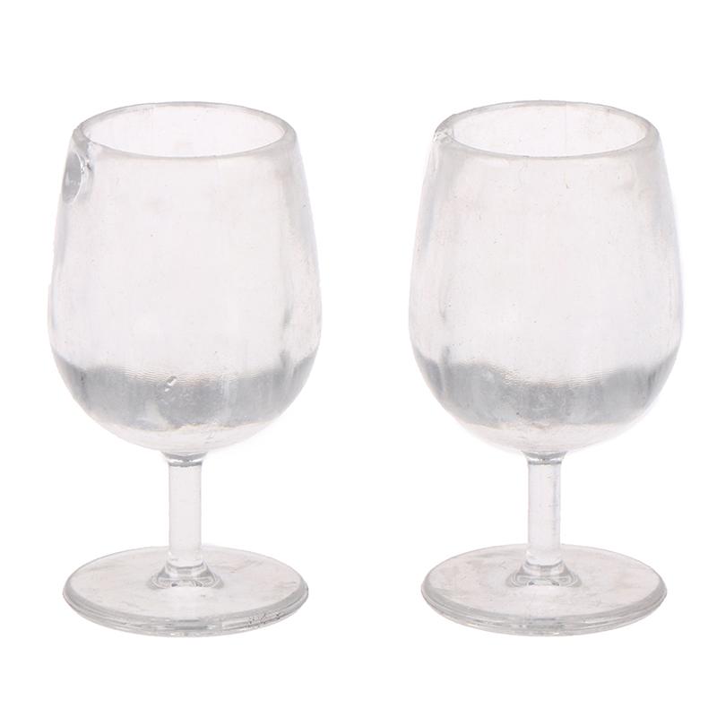 10Pcs 1:6 1/12 Dollhouse Miniature Wine Cups Dolls House Kitchen Accessories