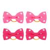 Dog Small Hair Bowknot with Rubber Bands Handmade Hair Dot Bow Pet Grooming Accessories for Party Christmas Birthday