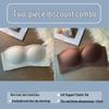 Seamless Strapless Non-Slip Bandeau: Invisible Lift & Support Bra for Small Chest