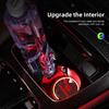 For Nissan ADFG37 Color Car Coaster Cup Pad Smart LED Atmosphere Light Mat For Nissan Qashqai J11 J12 Sylphy N7 Teana Note Navara Juke GTR Tiida