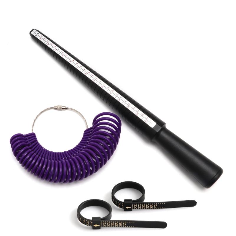 

Sturdy Plastic Ring Size Measuring Tool For Accurate Finger Circumference Measurement Ensuring Perfect Ring Fit For Wedding Bands