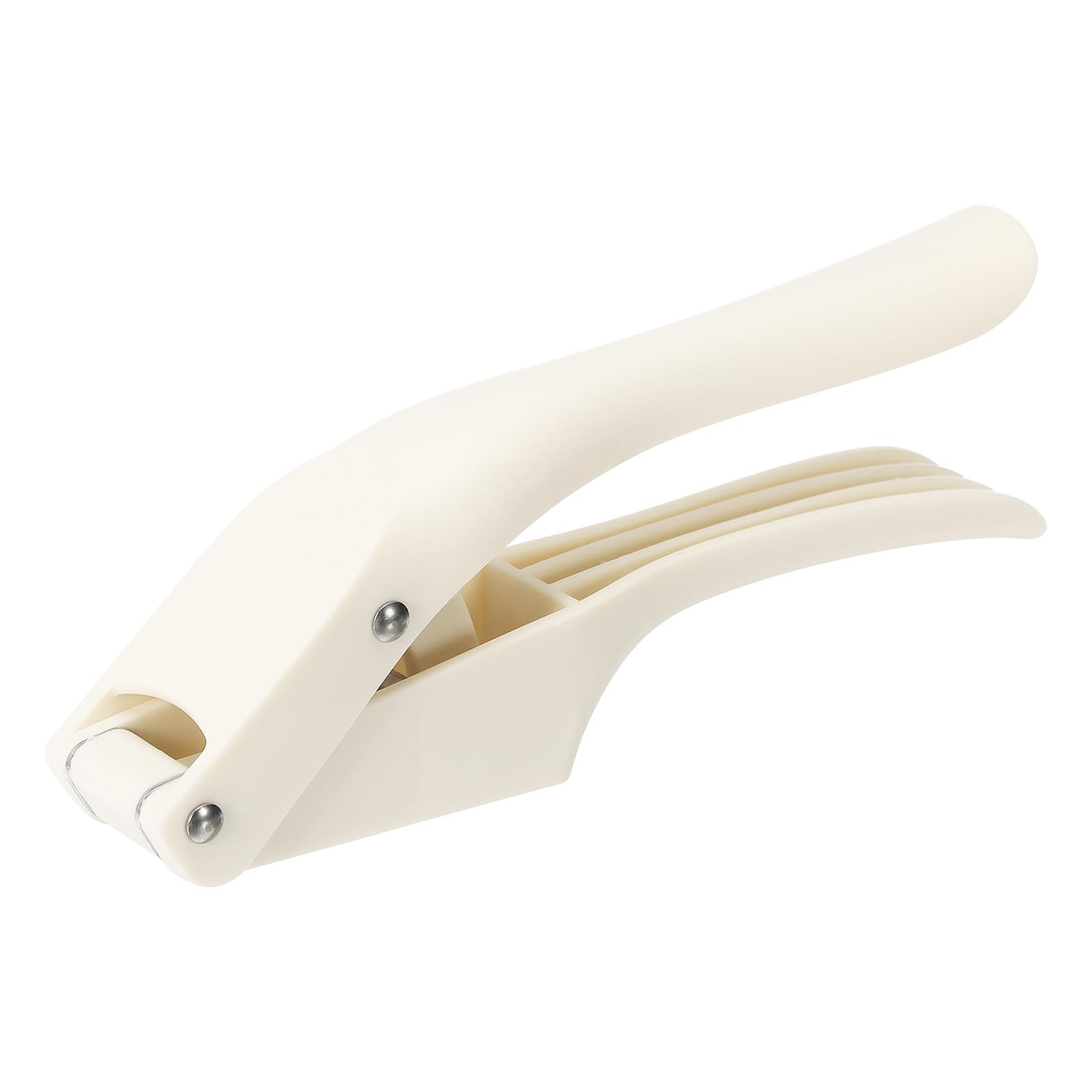 

uxcell Garlic Press Inch Stainless Steel Garlic Kitchen Tool for Home and Professional White 7.5 Slicer/Crusher Use, белый