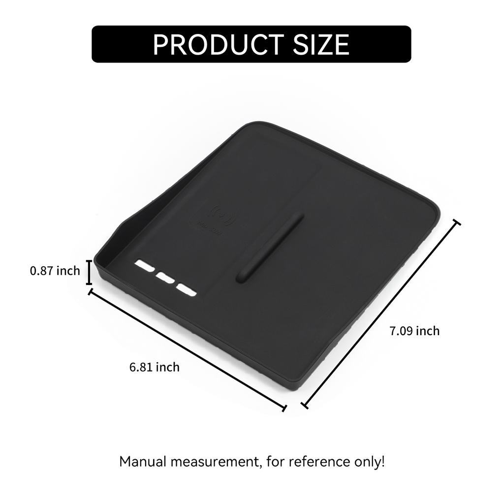 Smabee for Geely Galaxy E5/EX5 EV 2024-2026 Car Silicone Mobile Wireless Charging Anti-Slip Mats Interior Accessiories