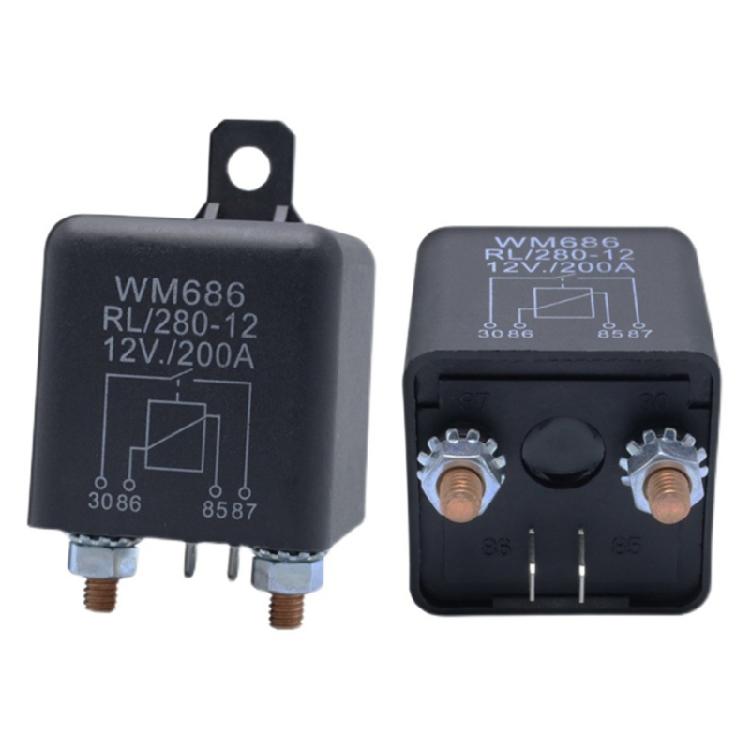 Intelligent Home Compatible 24 Volt Auto Relays 200 Amp Power Relays Easy to Use Designs for Extreme Temperature Conditions