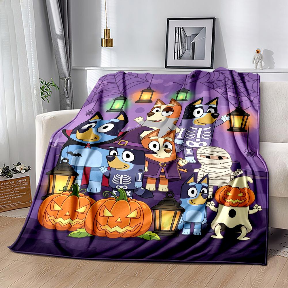 Halloween Party Cemetery Blanket Ultra-Soft Suitable for Office Couch Office Chair Four Seasons Universal Digital Print Gifts For Family Or Friends