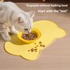 Pet Waterproof Mat Dog Cat Bowl Mat Silicone Non-Slip Pet Feeding Mat Dog Eating Bowl Tray Cushion