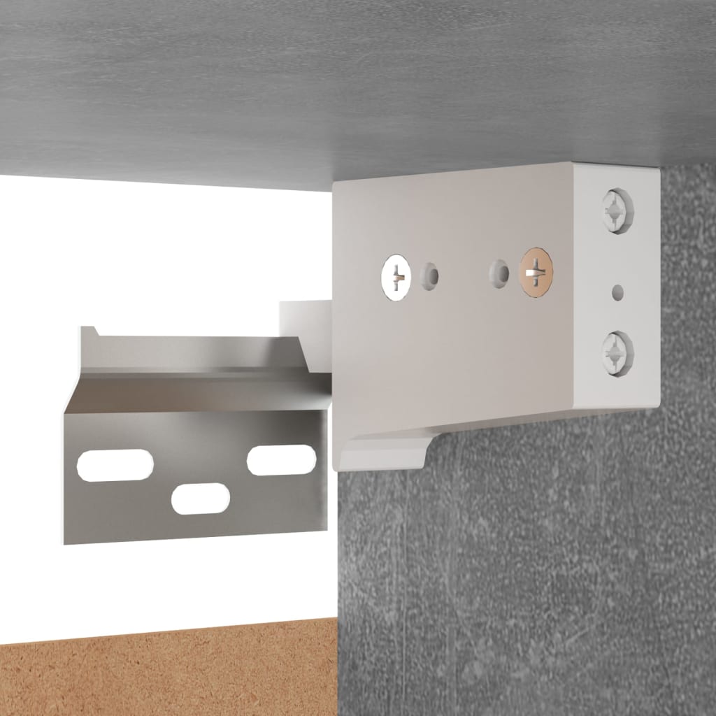 Nightstands 2 pcs Concrete Grey 30.5 x 30 x 30 cm Particleboard