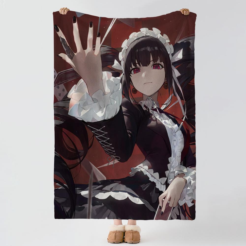 character C-Celestia Ludenberg-g Throw Thick Comfort Flannel Quilt, Multi-scene Use Indoor Outdoor Daily Nap