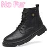 Fashion Winter New Chelsea Men's Boots Suede Ankle Boot British Style Leather Boots Men Fashion Men Shoe Lace-Up New High Top Sneakers
