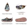 UIN Walking Casual Starry Size Cm Women's Slip-On Loafers, Shoes, Shoes, Night, 22.5
