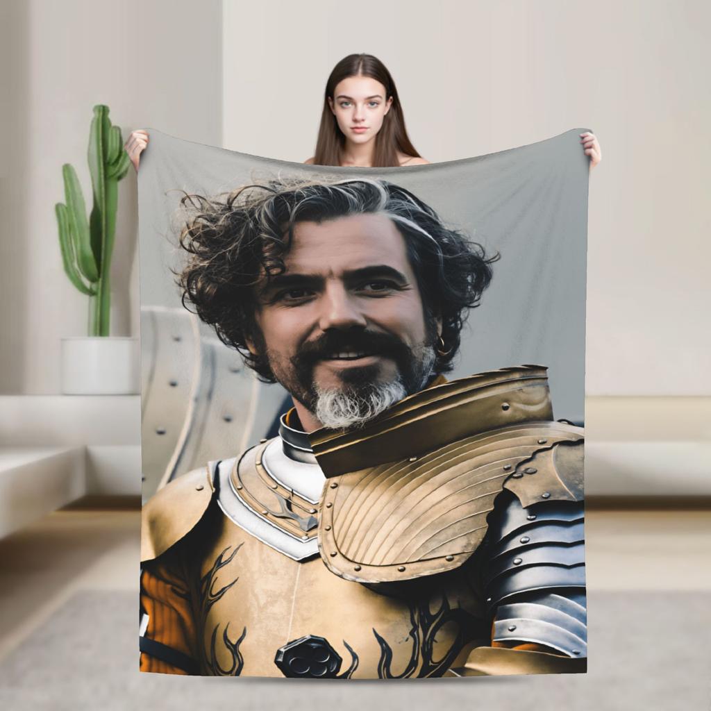 Lyonel Baratheon Throw Blanket Comfortable Funny Blanket  For Living Room Travel Office Flannel Bedspread Bed Cover