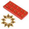 50 Pcs DCMT070204 Insert Boring Bar Cutter Carbide Inserts