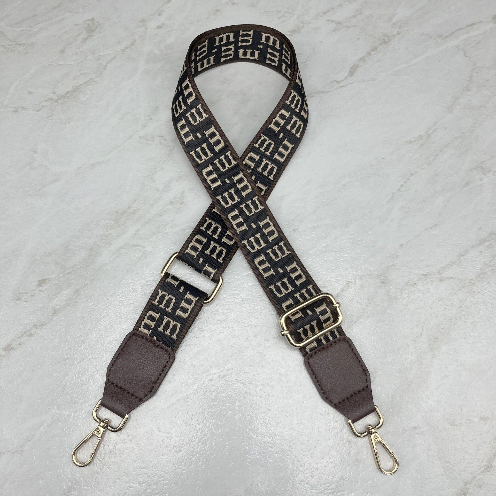 

Широкий ремень для сумки через плечо и наплечного ремня для женщин - сменный аксессуар для багажа своими руками Light Gold Buckle