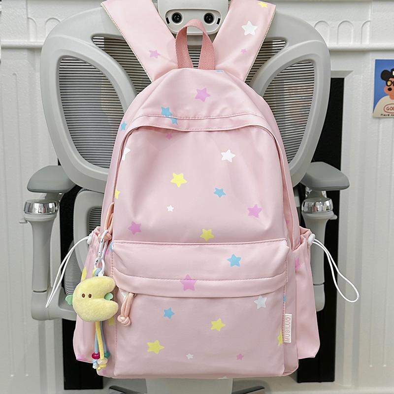 Schoolbag Japanese school bag Junior high school ins girl heart star large capacity versatile dopamine mini backpack backpack