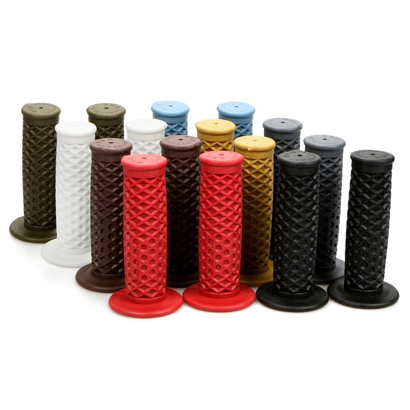 Poignée De Guidon De Moto Universelle 7/8 22 Mm En Caoutchouc Pour Moto Tout-terrain (rose Noir