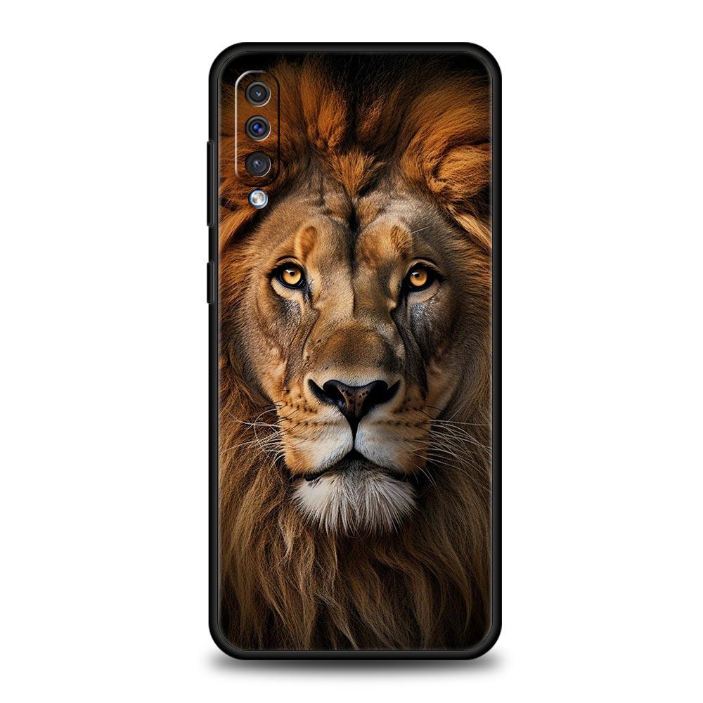 

Phone Case for Samsung Galaxy A56 A54 A42 A36 A34 A26 A16 A12 A20 A22 A40 A50 A52 A06 5G Soft TPU Shell The Lion Fundas Capa Bag Samsung A36
